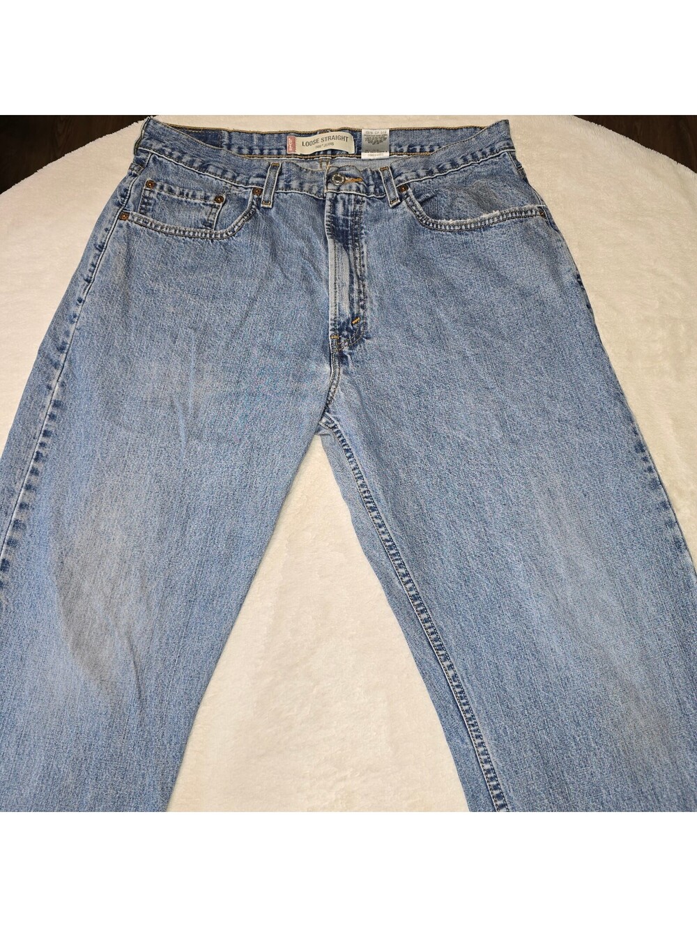 Vintage March 2003 Levi's 569 Loose Straight Fit Jeans – Size 34x34
